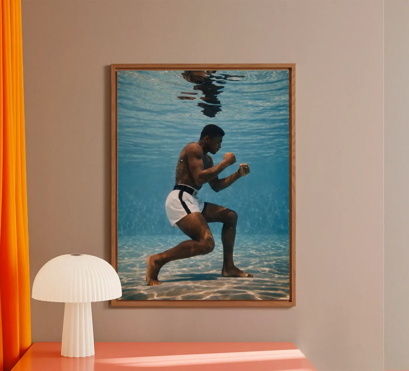 athlete training diving forex plate by tamarind