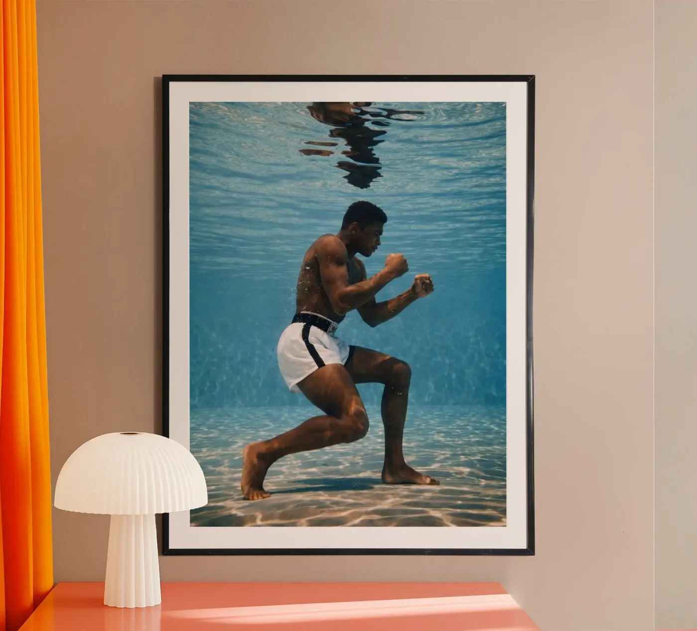 athlete training diving poster by tamarind