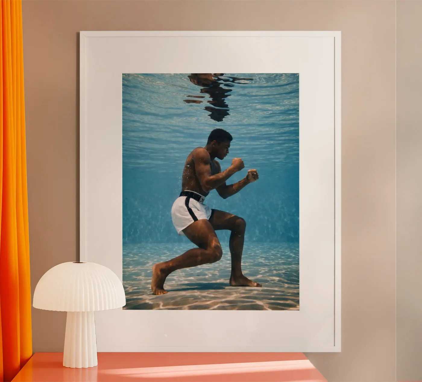 athlete training diving poster by tamarind