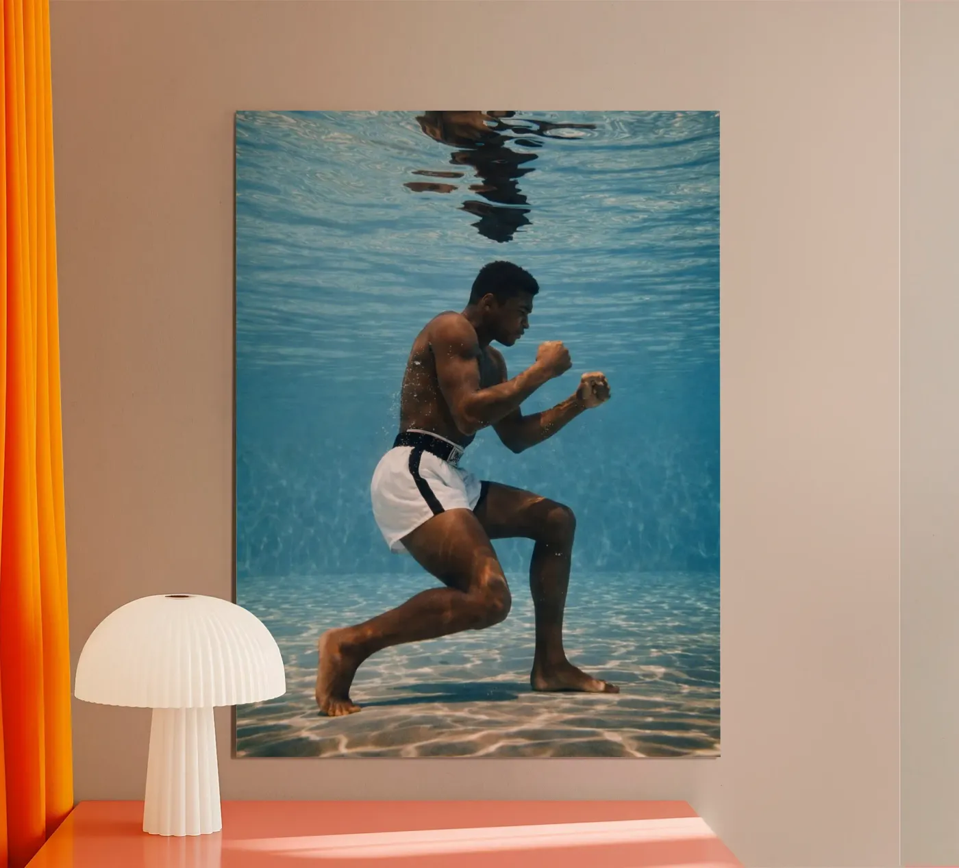athlete training diving poster by tamarind