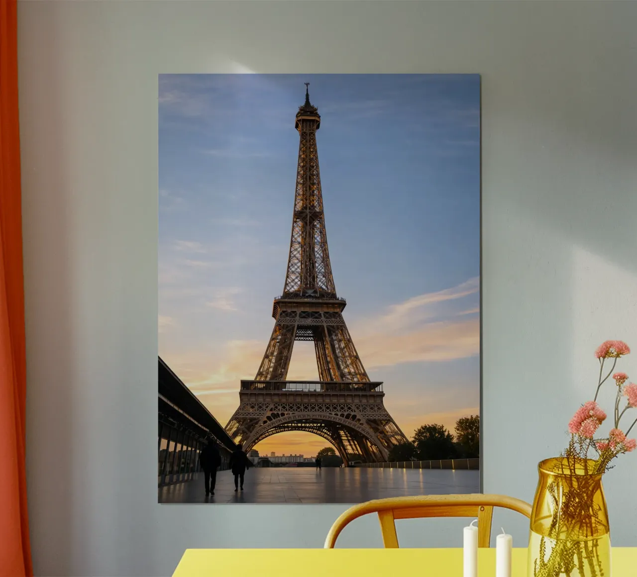 eiffel tower poster by tamarind