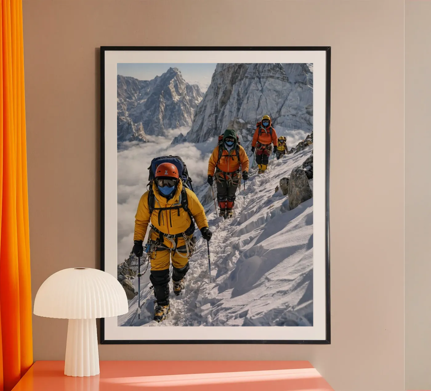 Eisbergsteiger Poster von tamarind