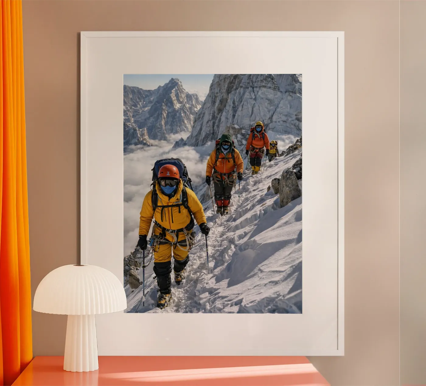 Eisbergsteiger Poster von tamarind