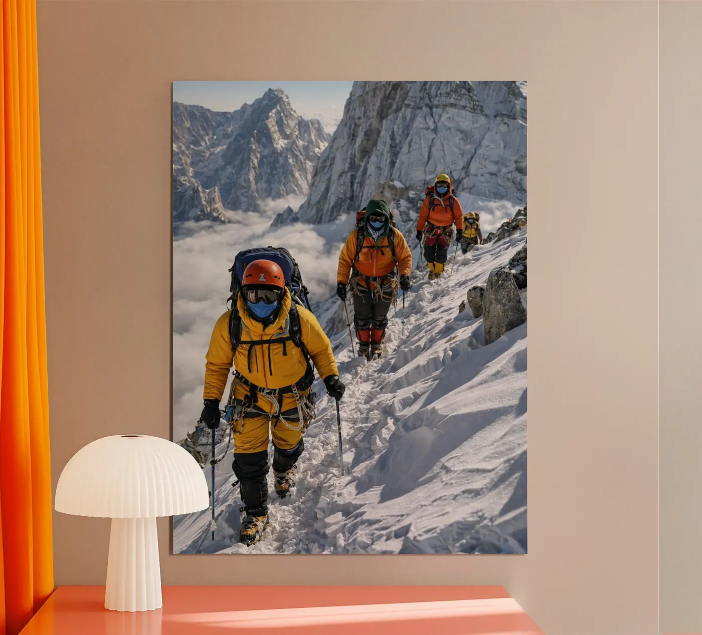 Eisbergsteiger Poster von tamarind
