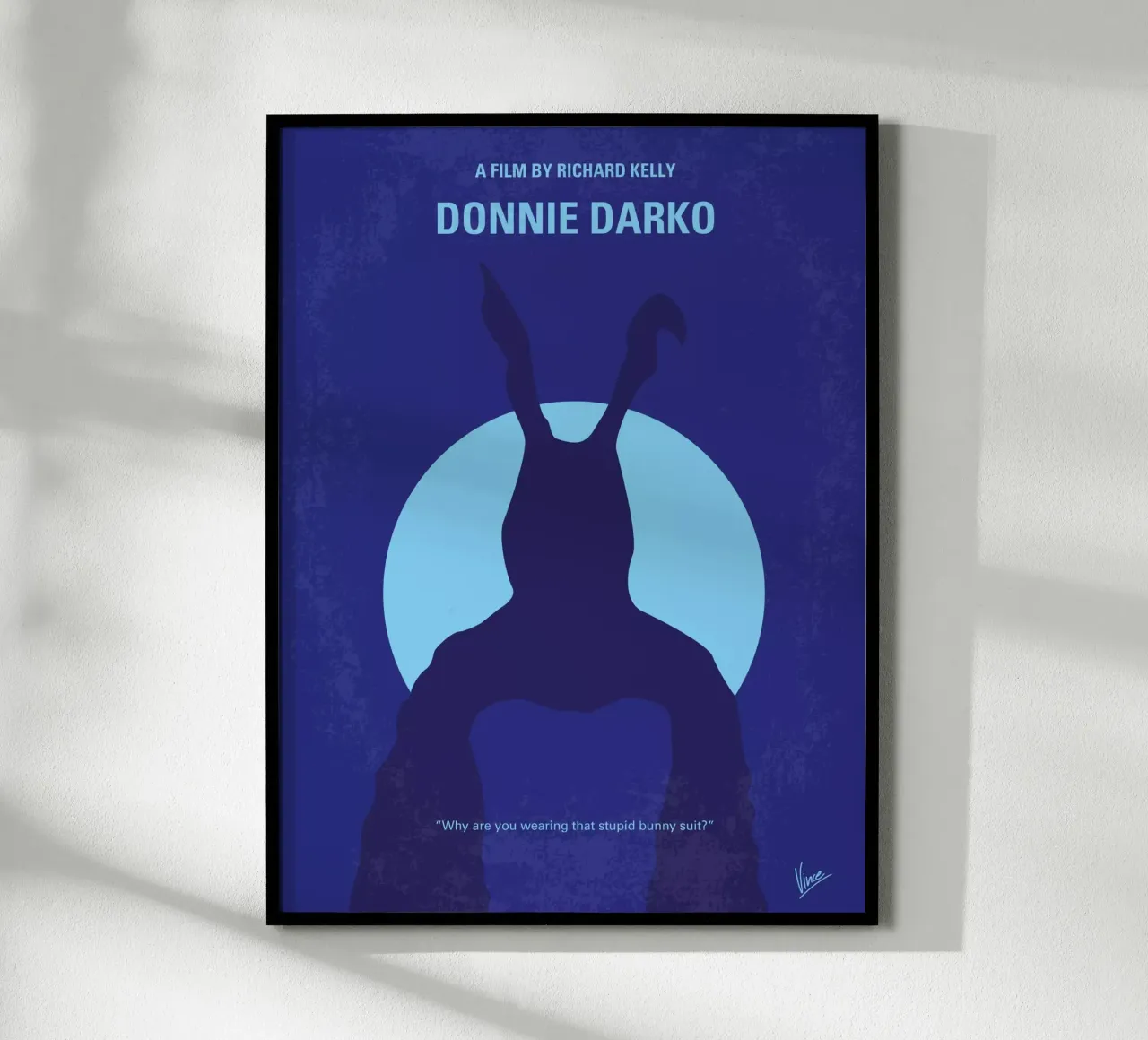 No295 My Donnie Darko minimal movie poster poster con telaio in plastica da Chungkong