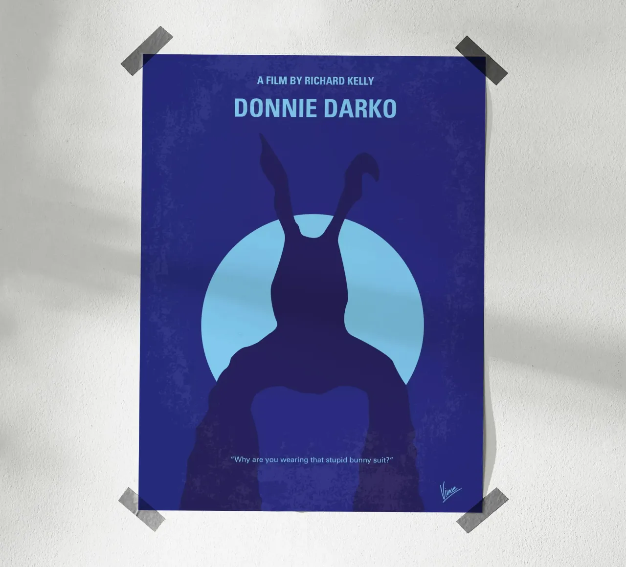 No295 My Donnie Darko minimal movie poster poster con telaio in plastica da Chungkong