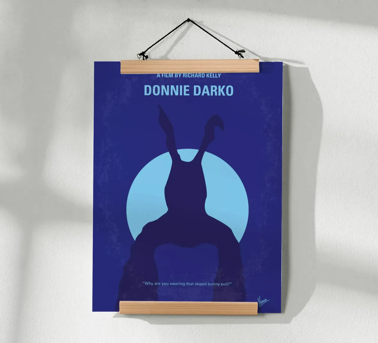 No295 My Donnie Darko minimal movie poster poster con telaio in plastica da Chungkong