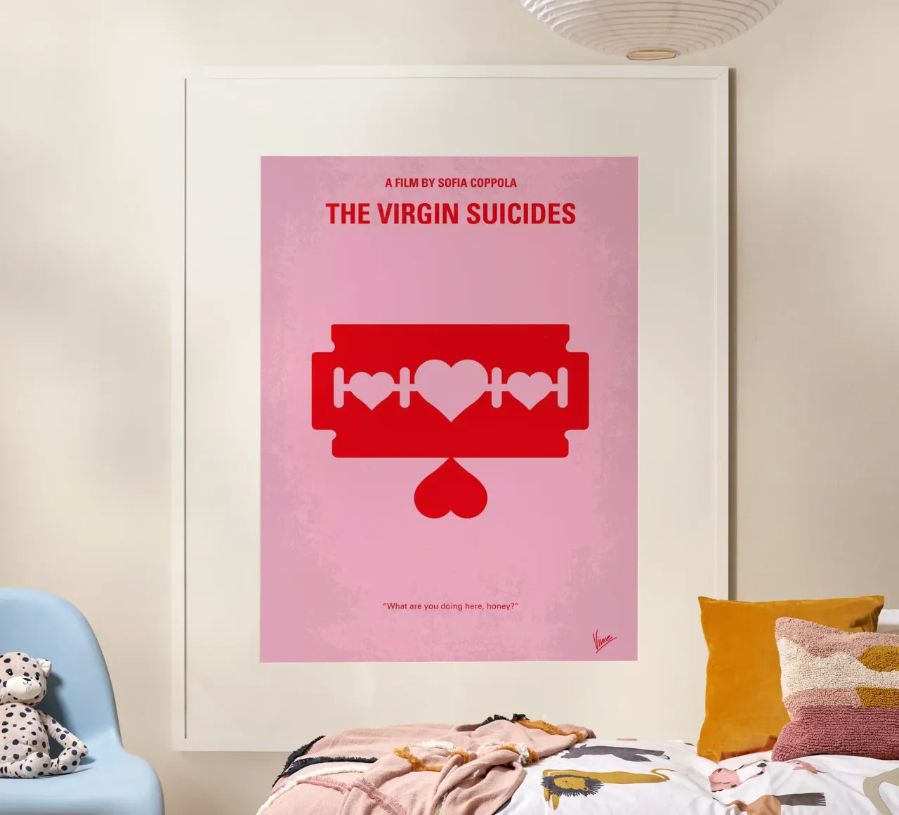 No297 My The Virgin Suicides minimal movie poster carta hahnemühle da Chungkong