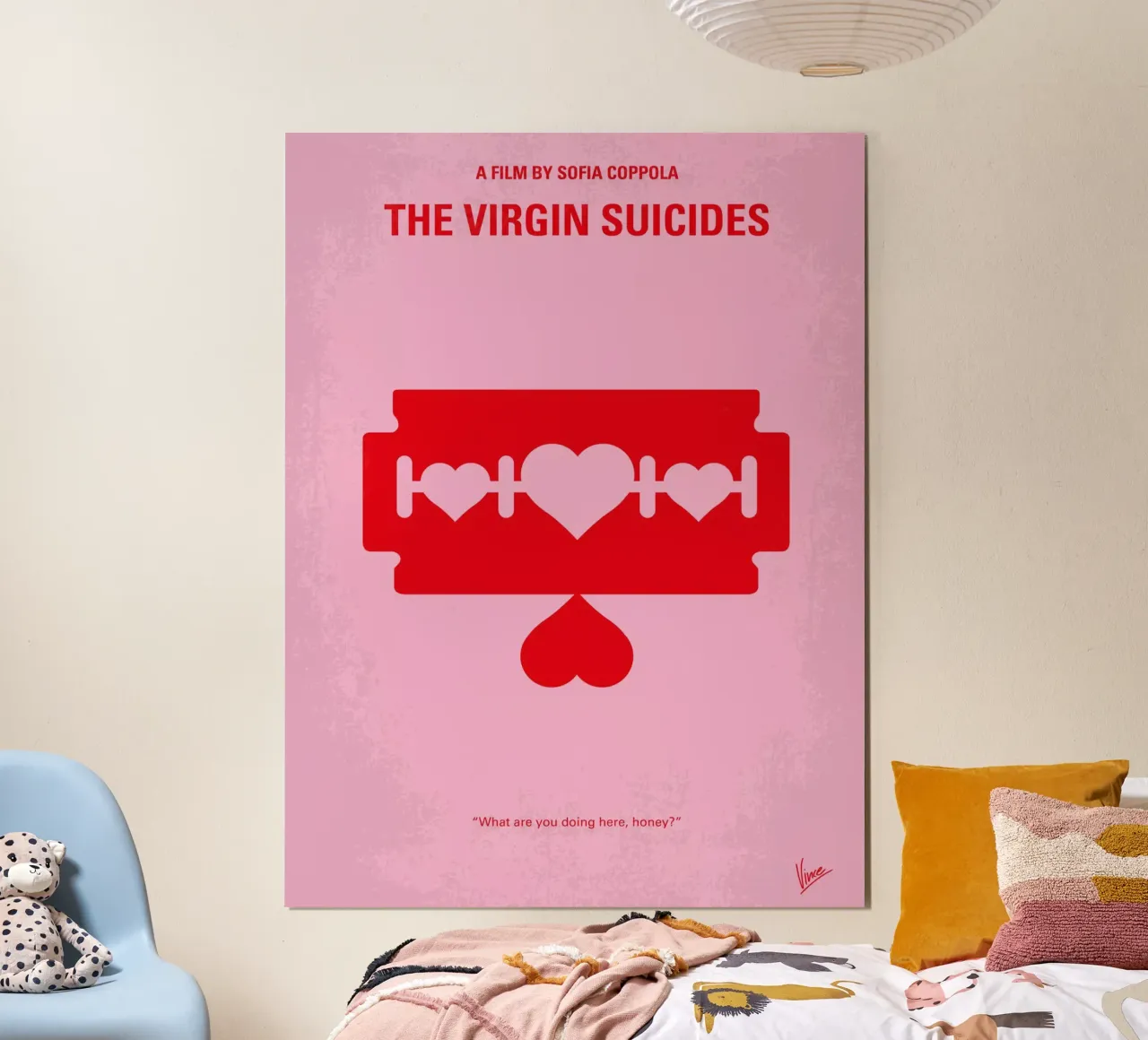 No297 My The Virgin Suicides minimal movie poster poster da Chungkong
