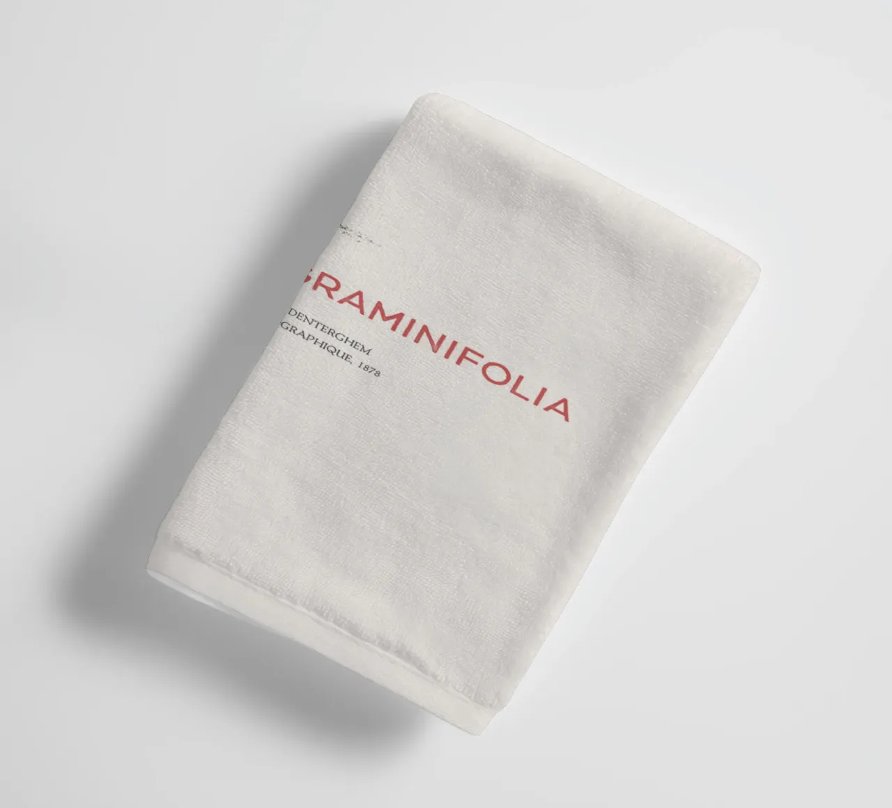 Chamaedorea palm tree or Chamaedorea graminifolia towel by Vintagrafica