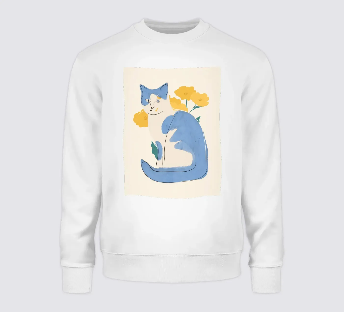 Chat bleu sweat de ThingDesign