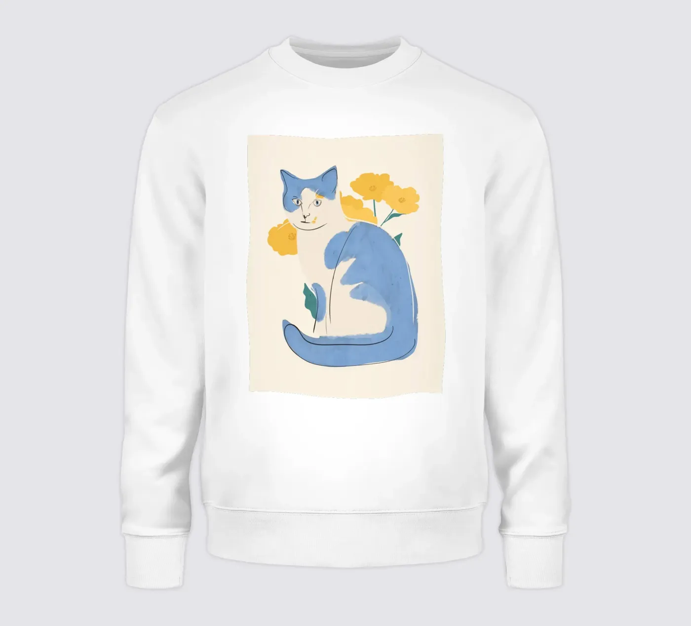 Gatto blu felpa da ThingDesign