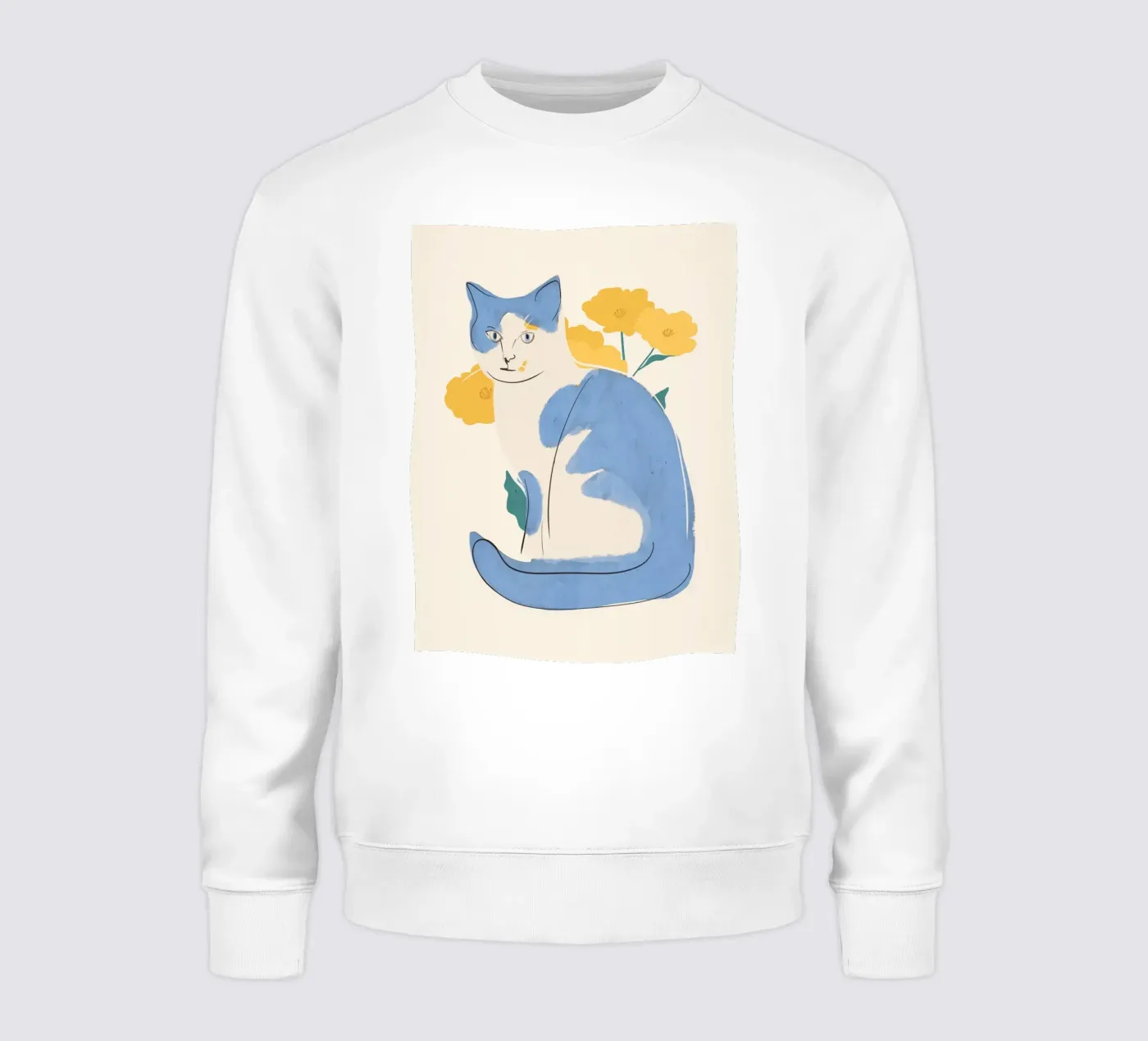 Chat bleu sweat de ThingDesign