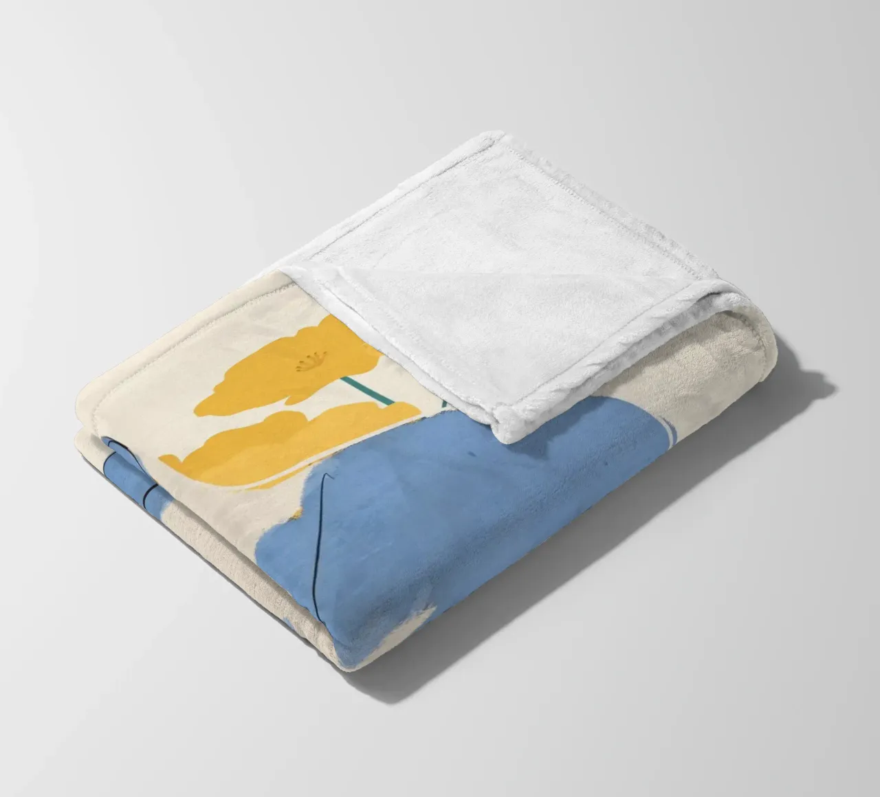 Blue Cat Fleecedecke von ThingDesign