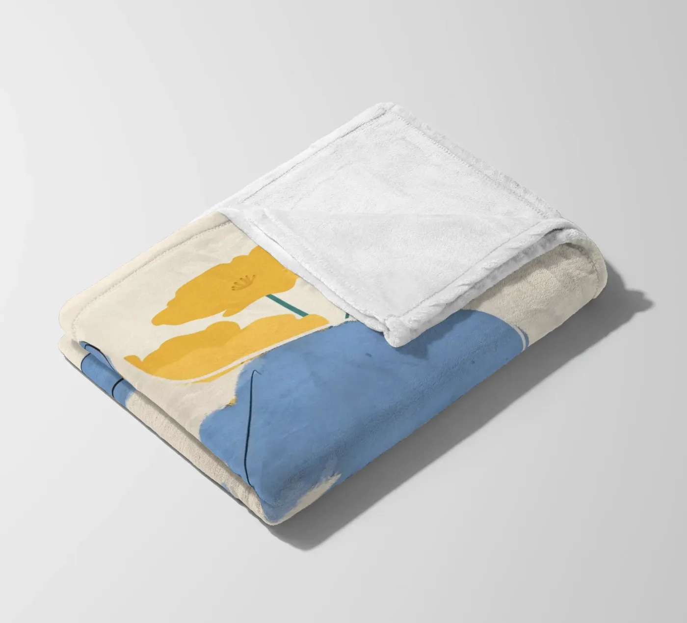 Blue Cat fleecedeken van ThingDesign