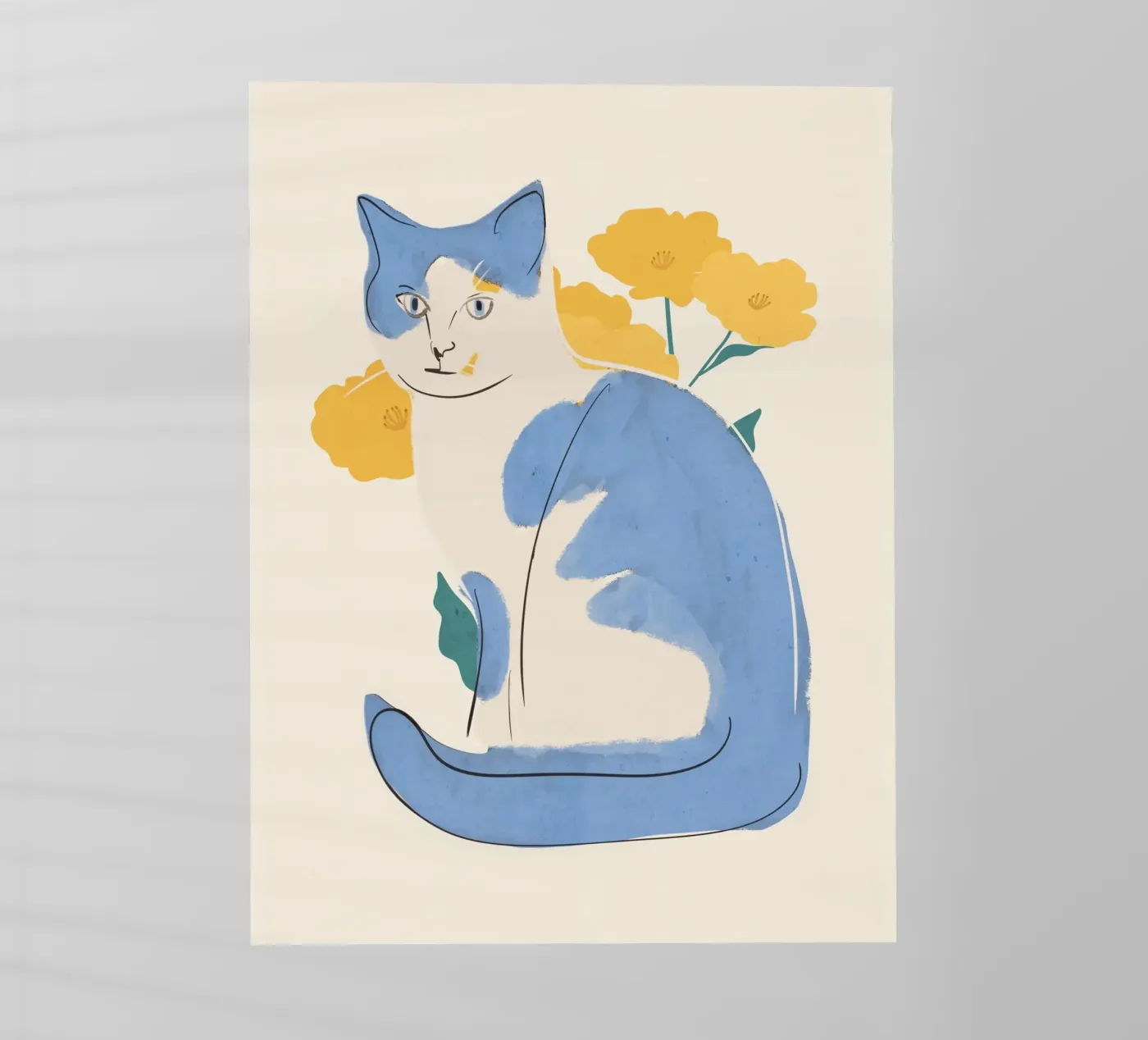 Gatto blu pellicola backlit da ThingDesign