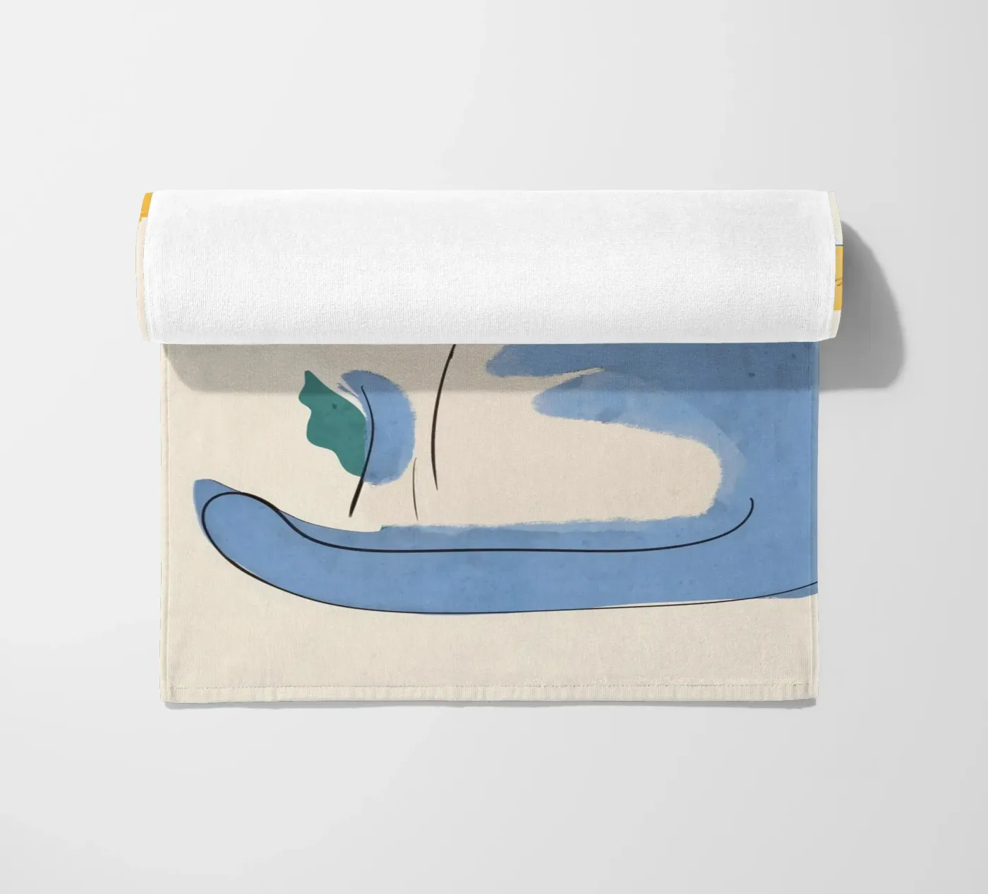 Gatto blu telo mare da ThingDesign