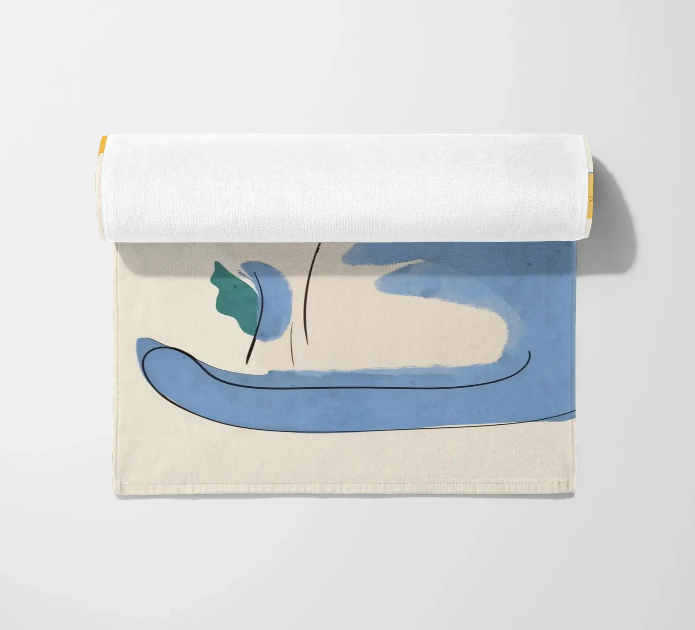 Gatto blu telo mare da ThingDesign