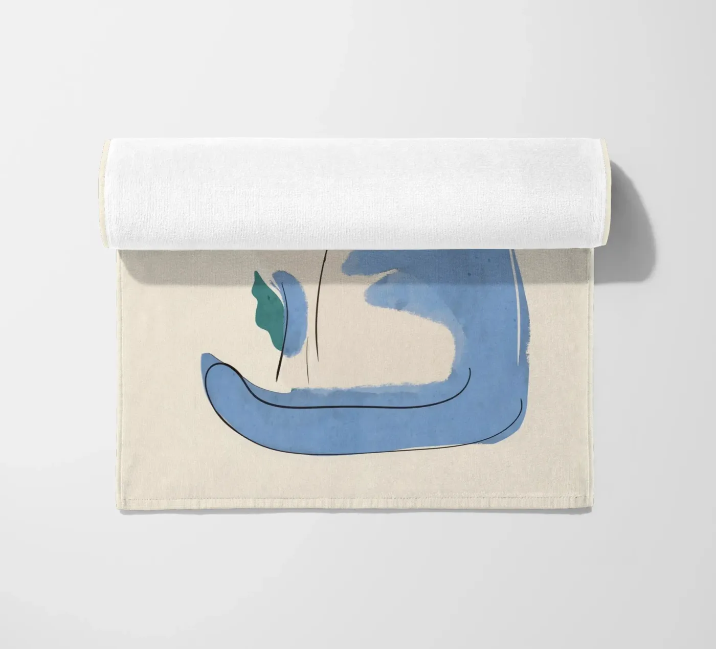 Gatto blu telo mare da ThingDesign