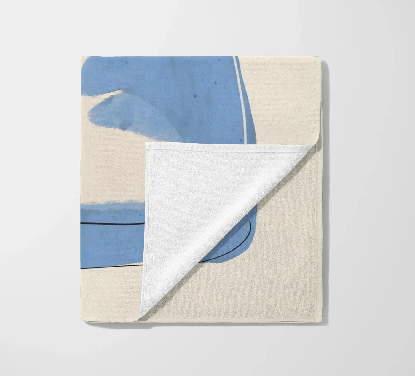 Gatto blu telo mare da ThingDesign