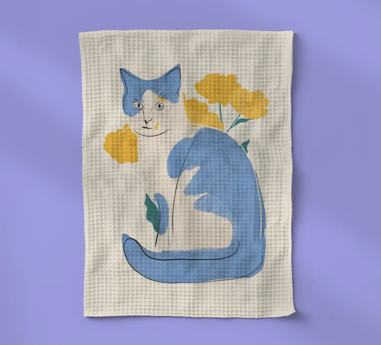 Blue Cat torchon de ThingDesign