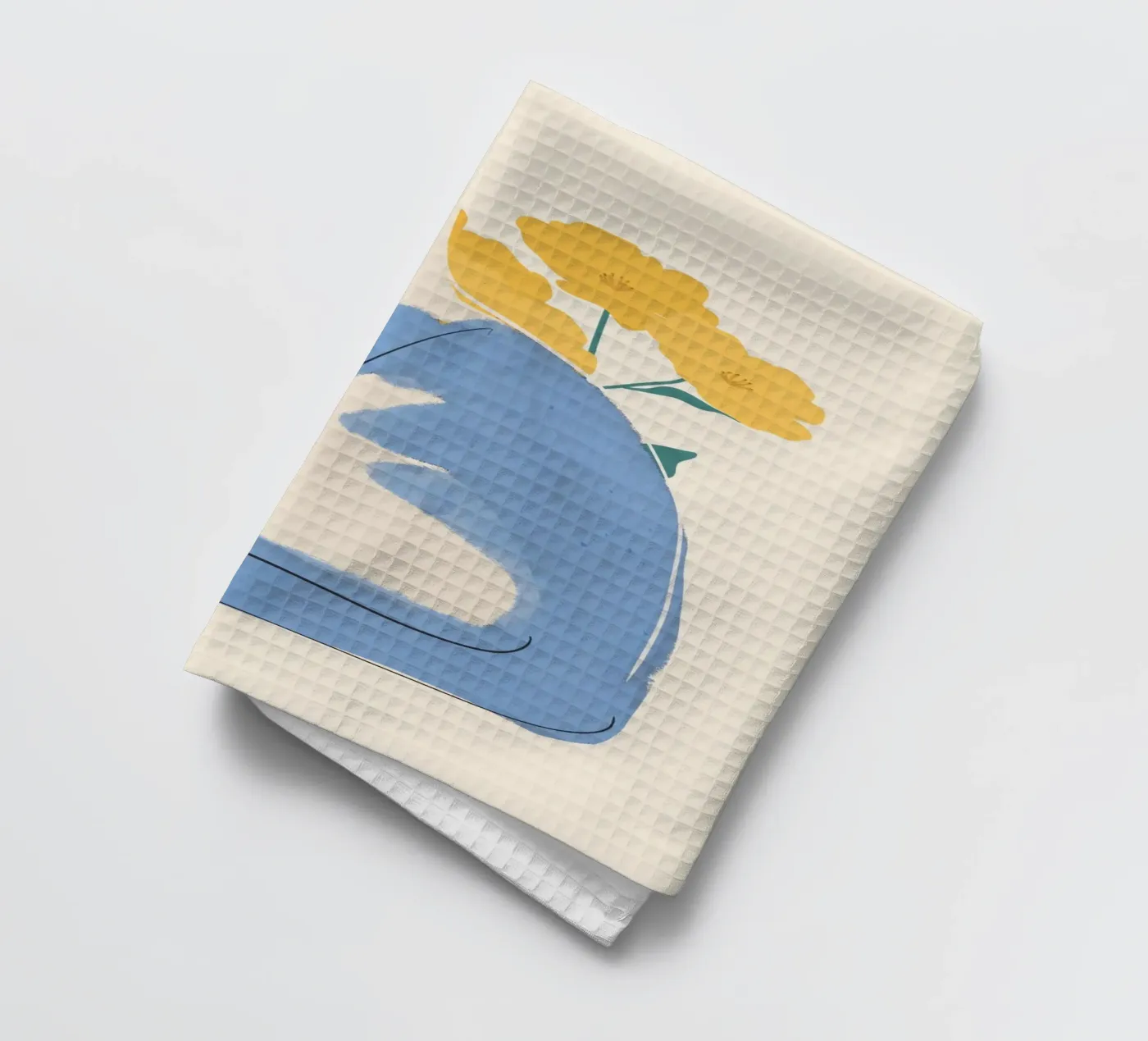 Chat bleu torchon de ThingDesign