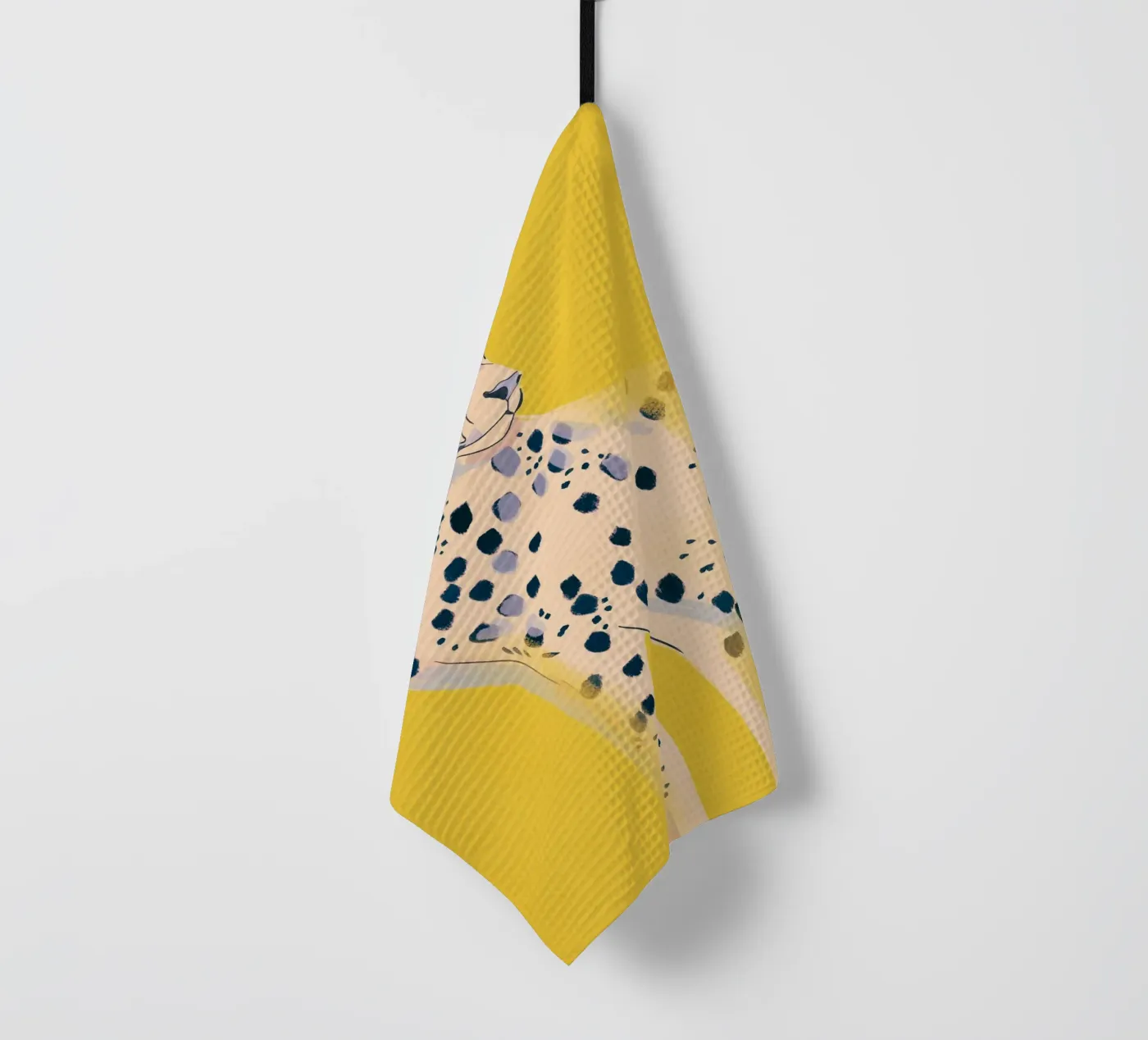 Cheetah tea towel by ThingDesign