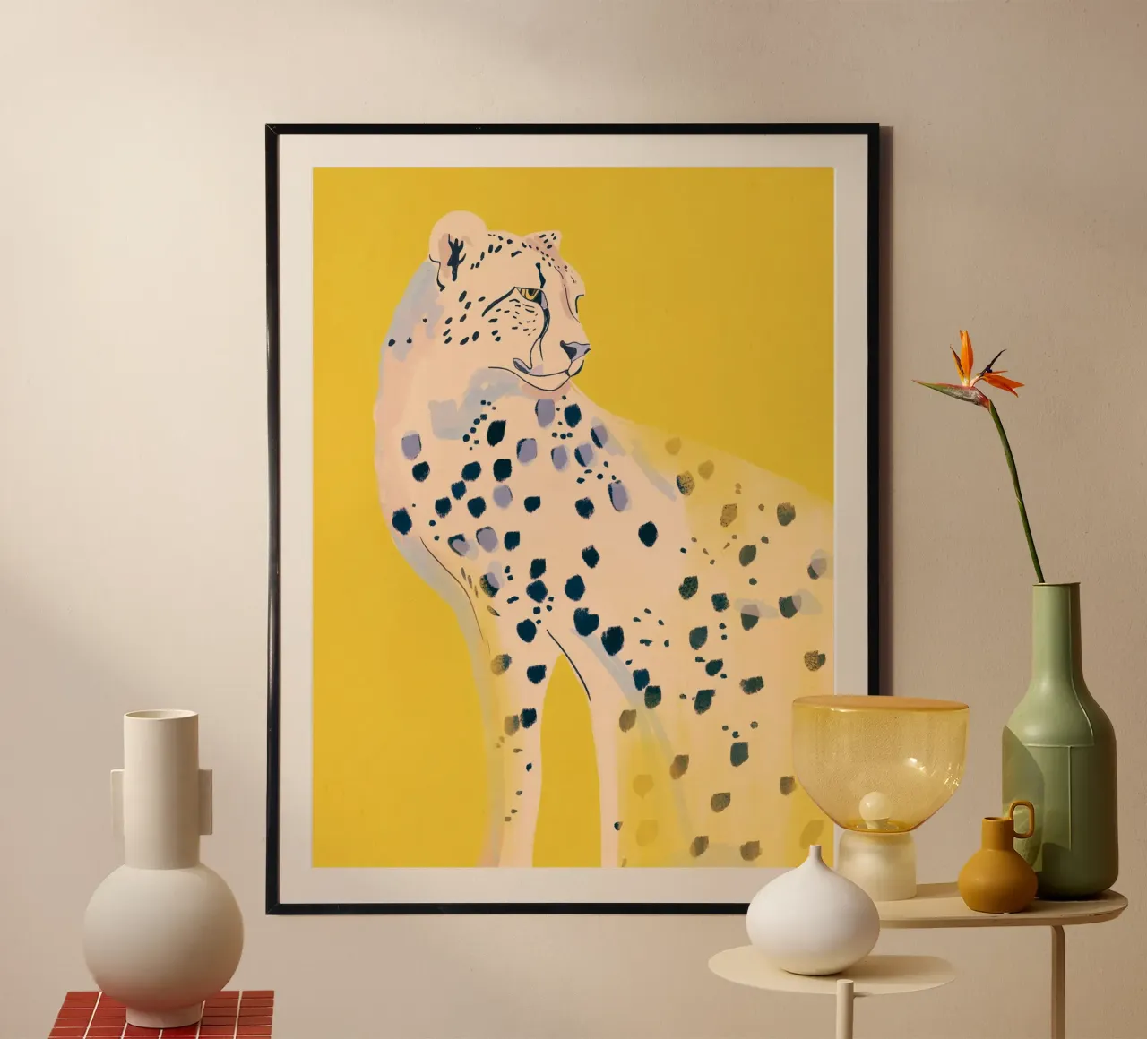 Gepard Poster von ThingDesign