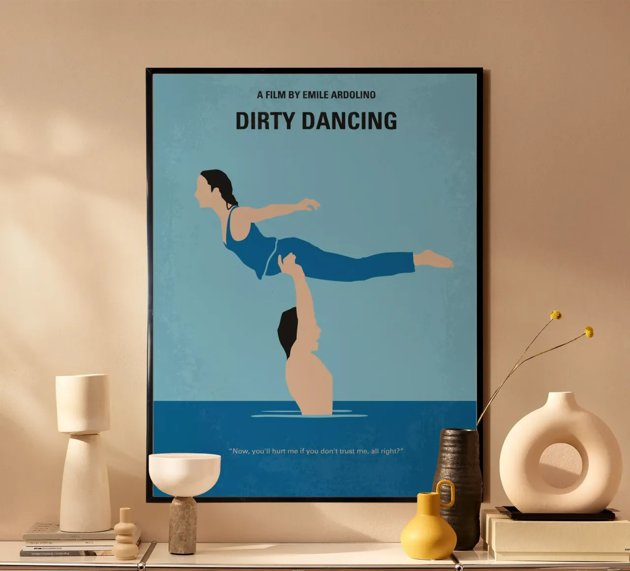 No298 My Dirty Dancing minimal movie poster poster by Chungkong
