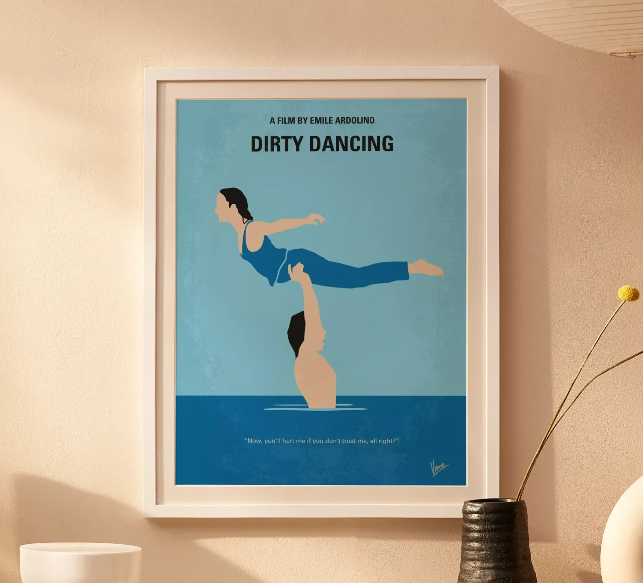 No298 My Dirty Dancing minimal movie poster poster by Chungkong
