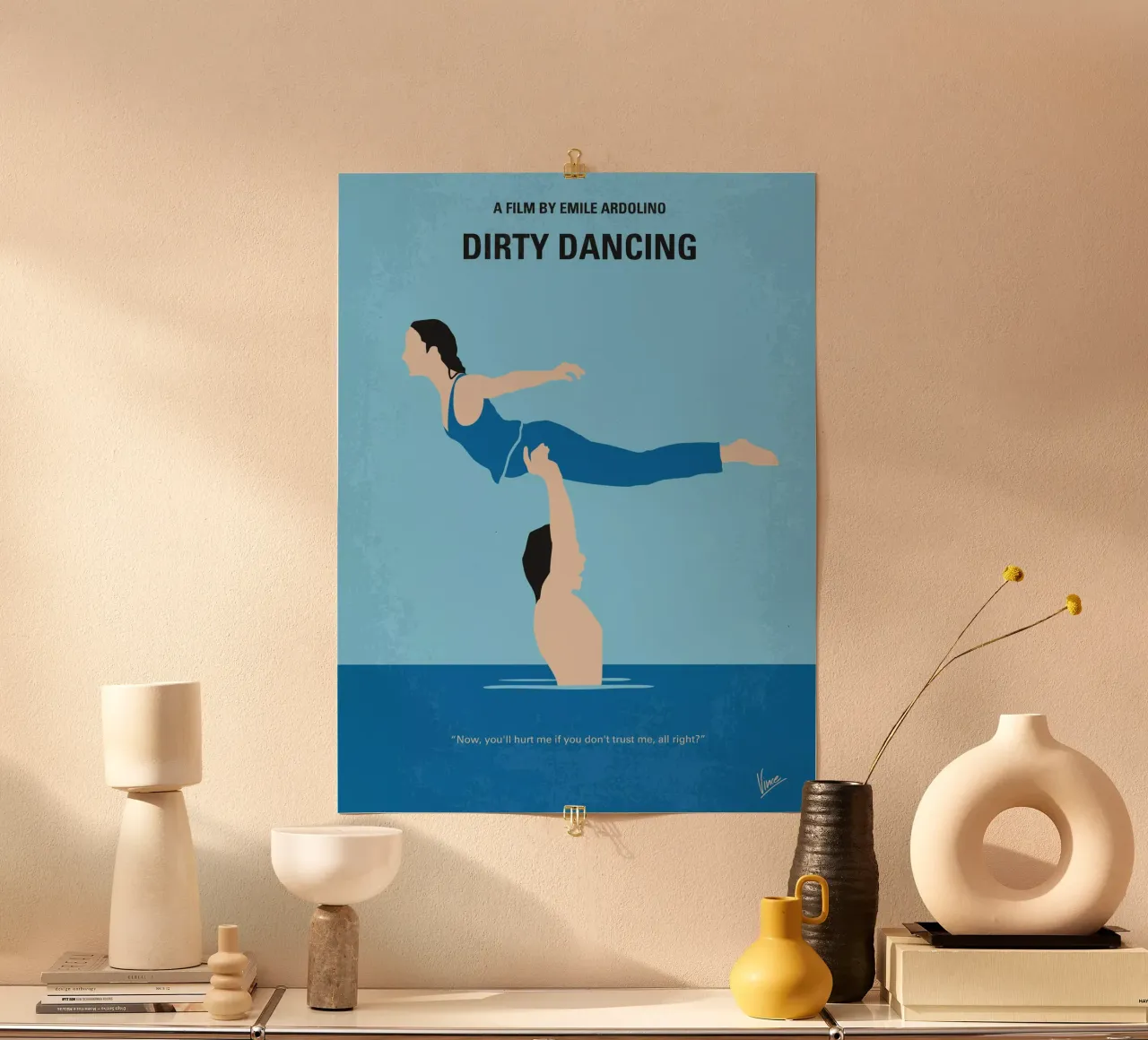 No298 My Dirty Dancing minimal movie poster poster by Chungkong