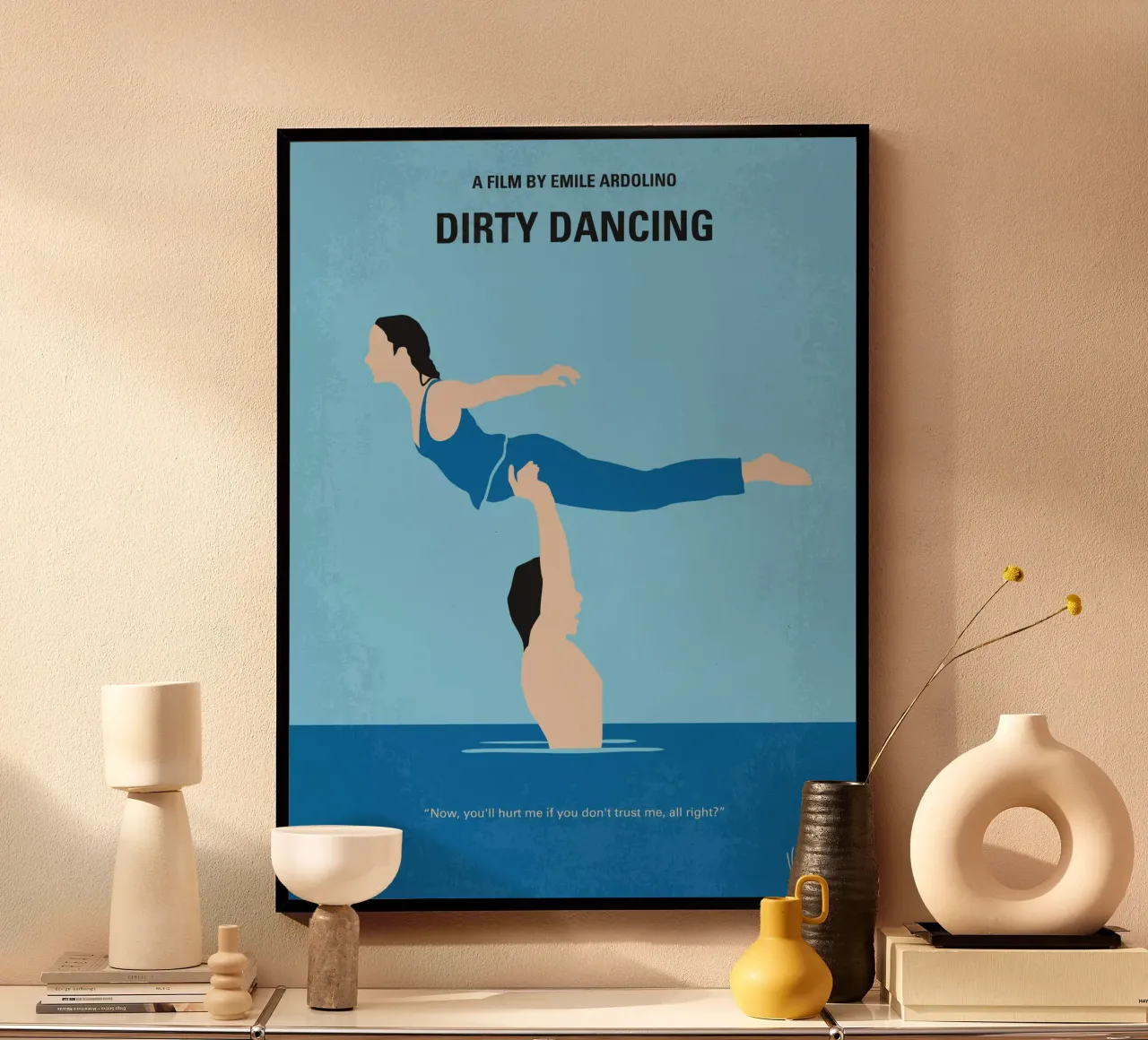 No298 My Dirty Dancing minimal movie poster poster by Chungkong