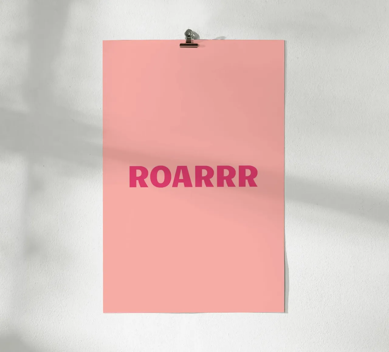 Roarrr poster da Palmartprints