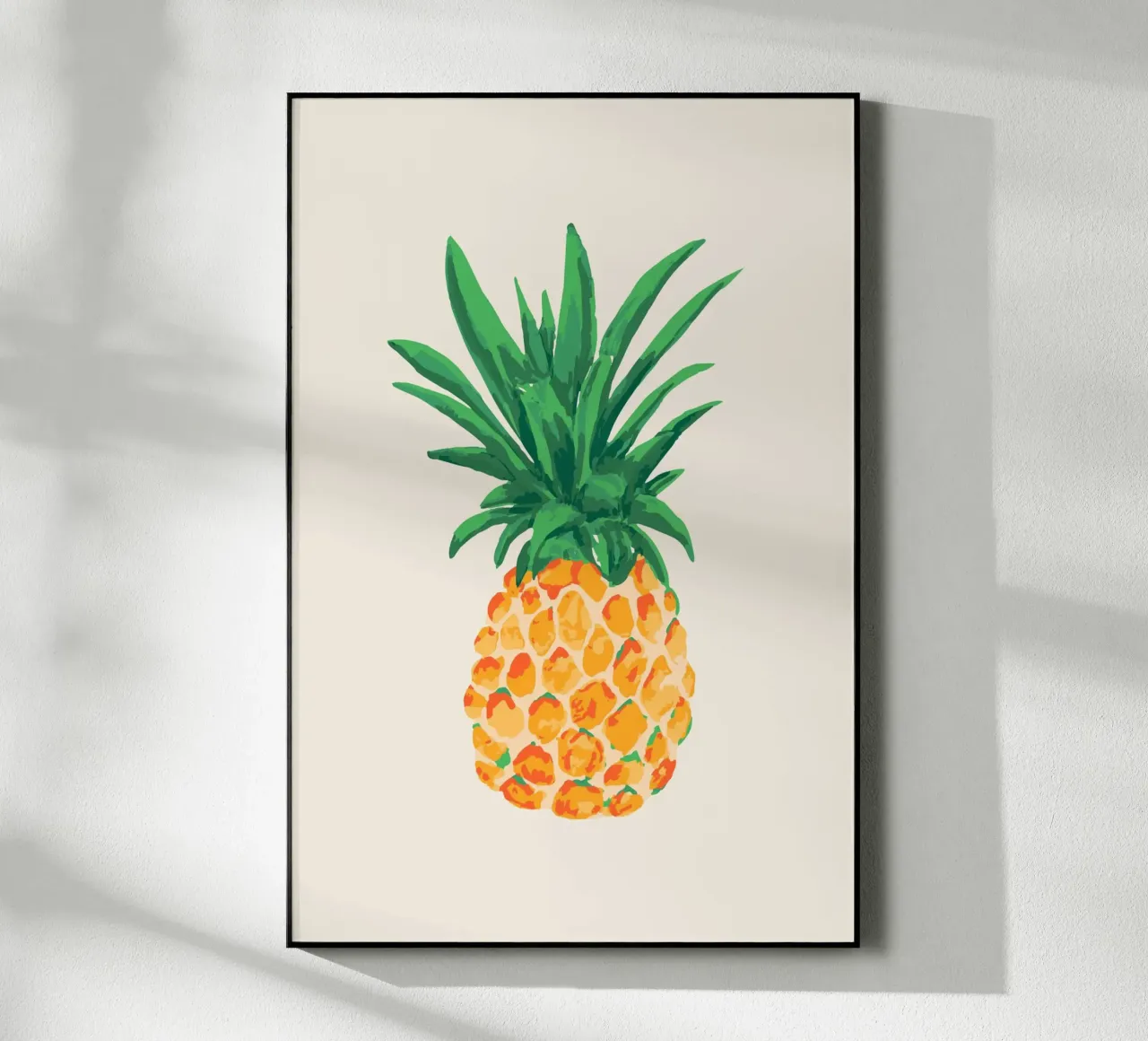 Tropical Pineapple acrylic glass by Palmartprints