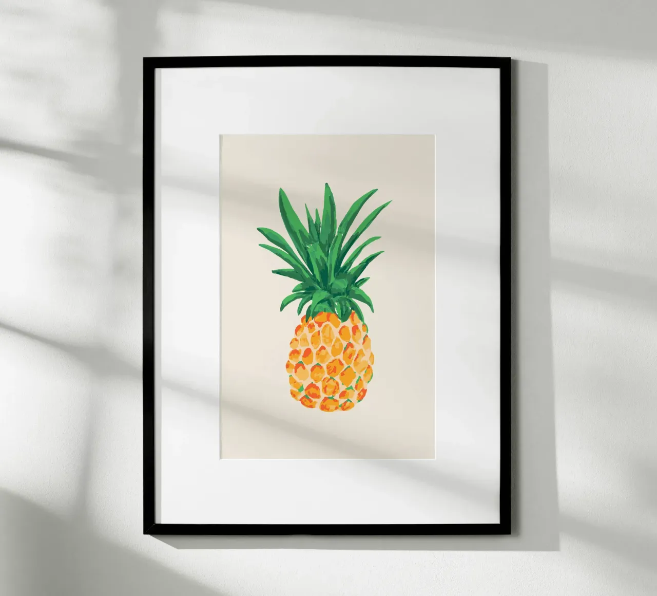 Tropical Pineapple poster da Palmartprints