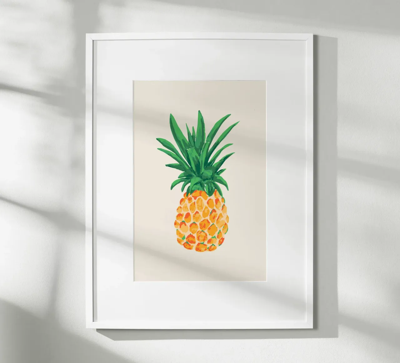 Tropical Pineapple poster da Palmartprints