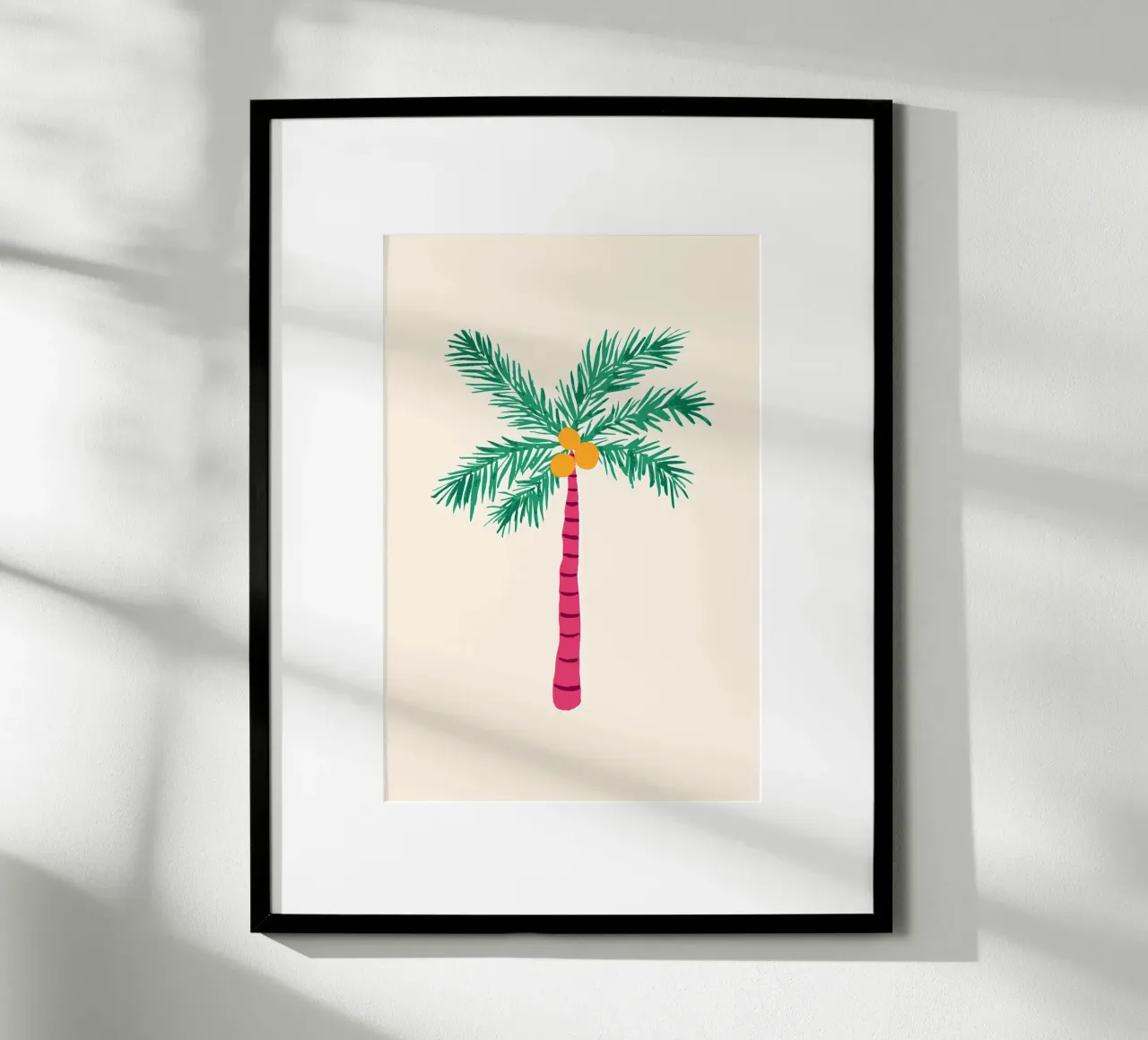 Coconut Palm poster da Palmartprints
