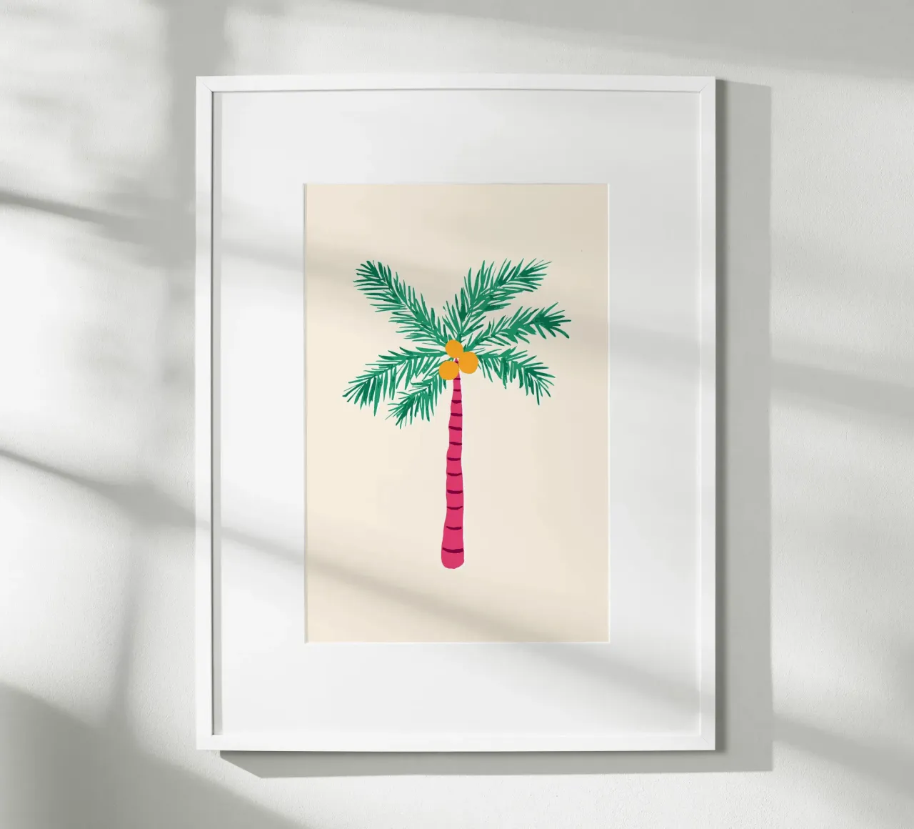 Coconut Palm poster da Palmartprints