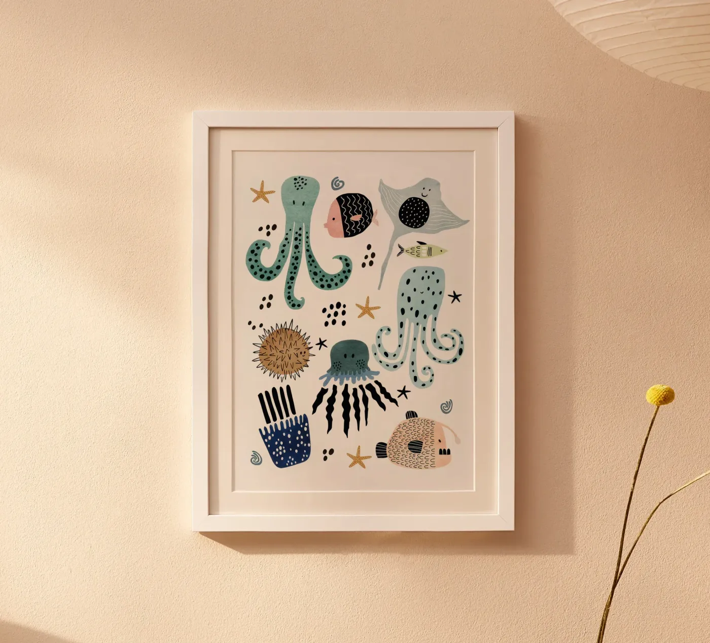 Sea Creatures poster da muench