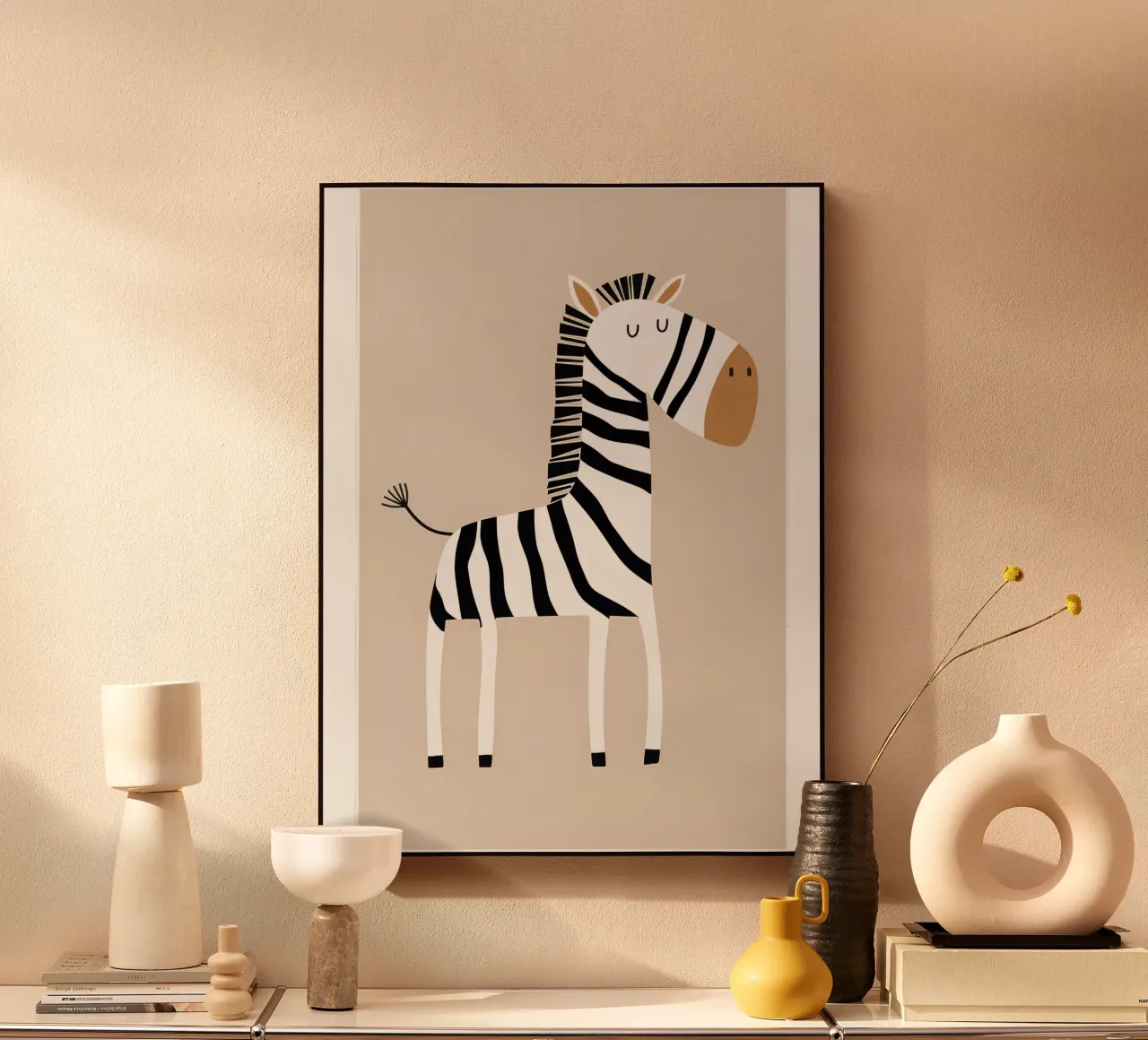 Una zebra plexiglass da muench