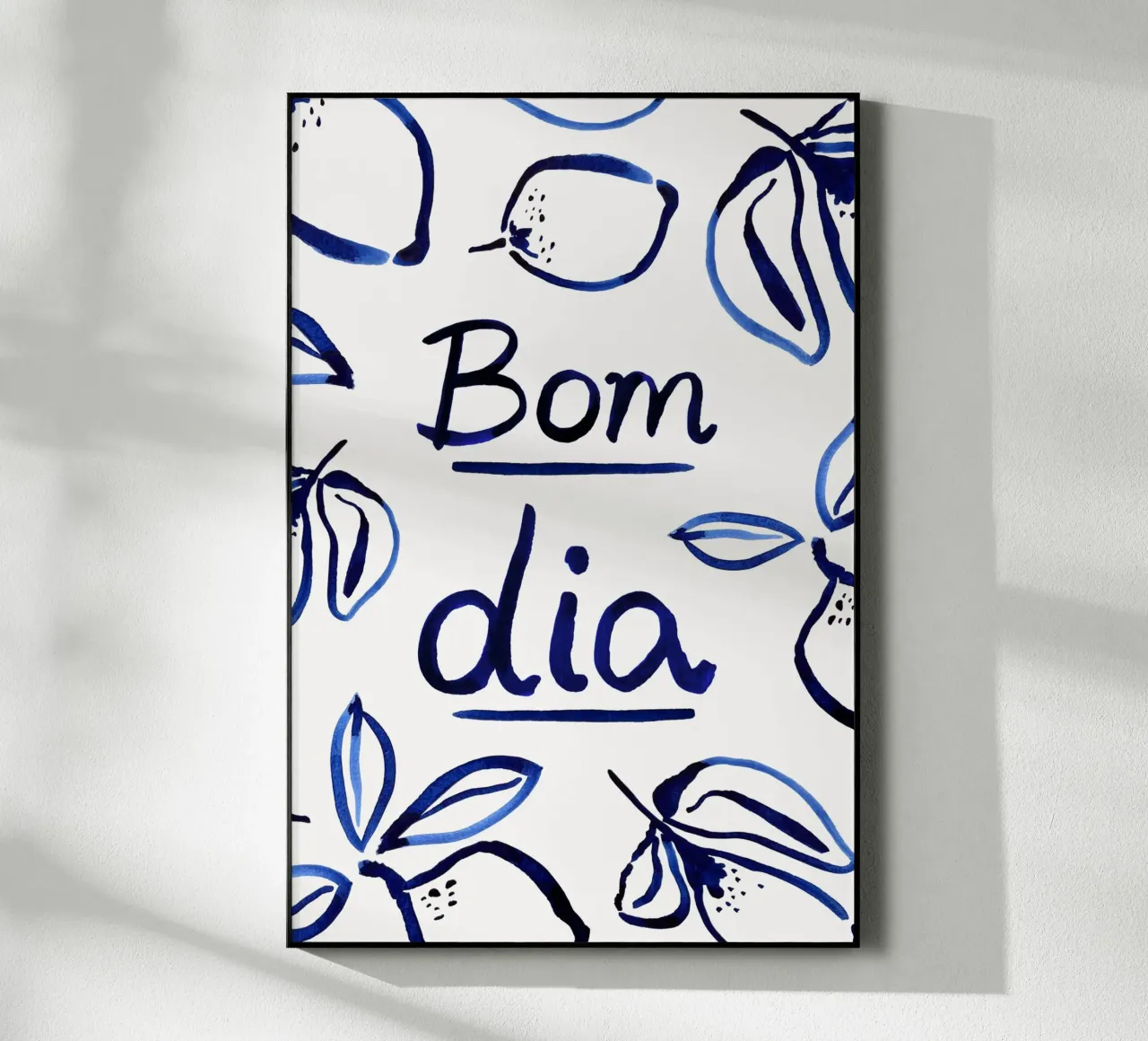Bom Dia plexiglas de Palmartprints