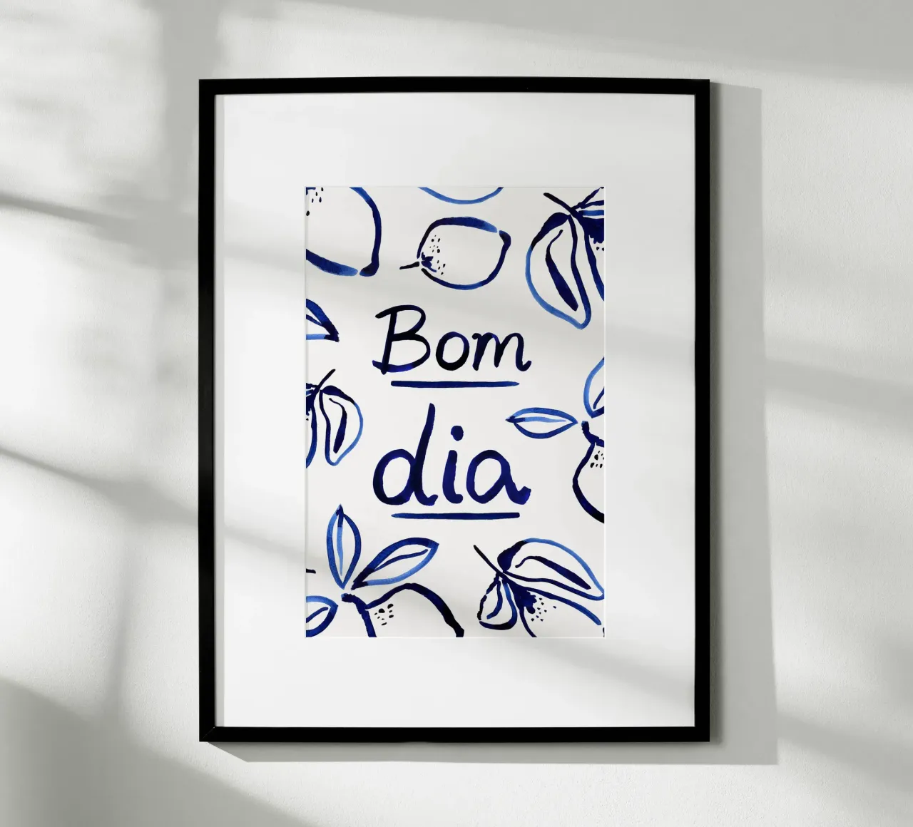 Bom Dia poster da Palmartprints