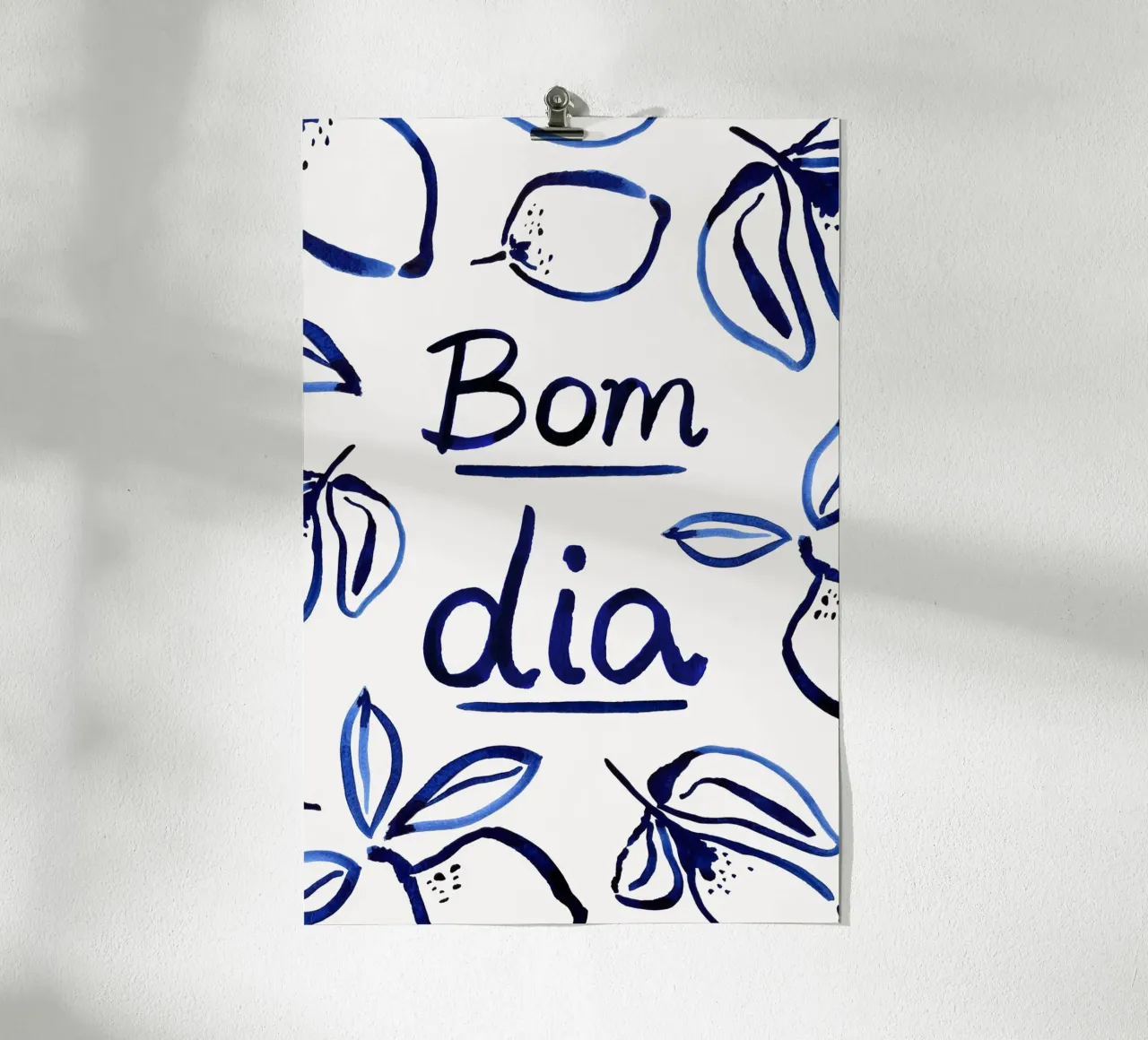 Bom Dia poster da Palmartprints