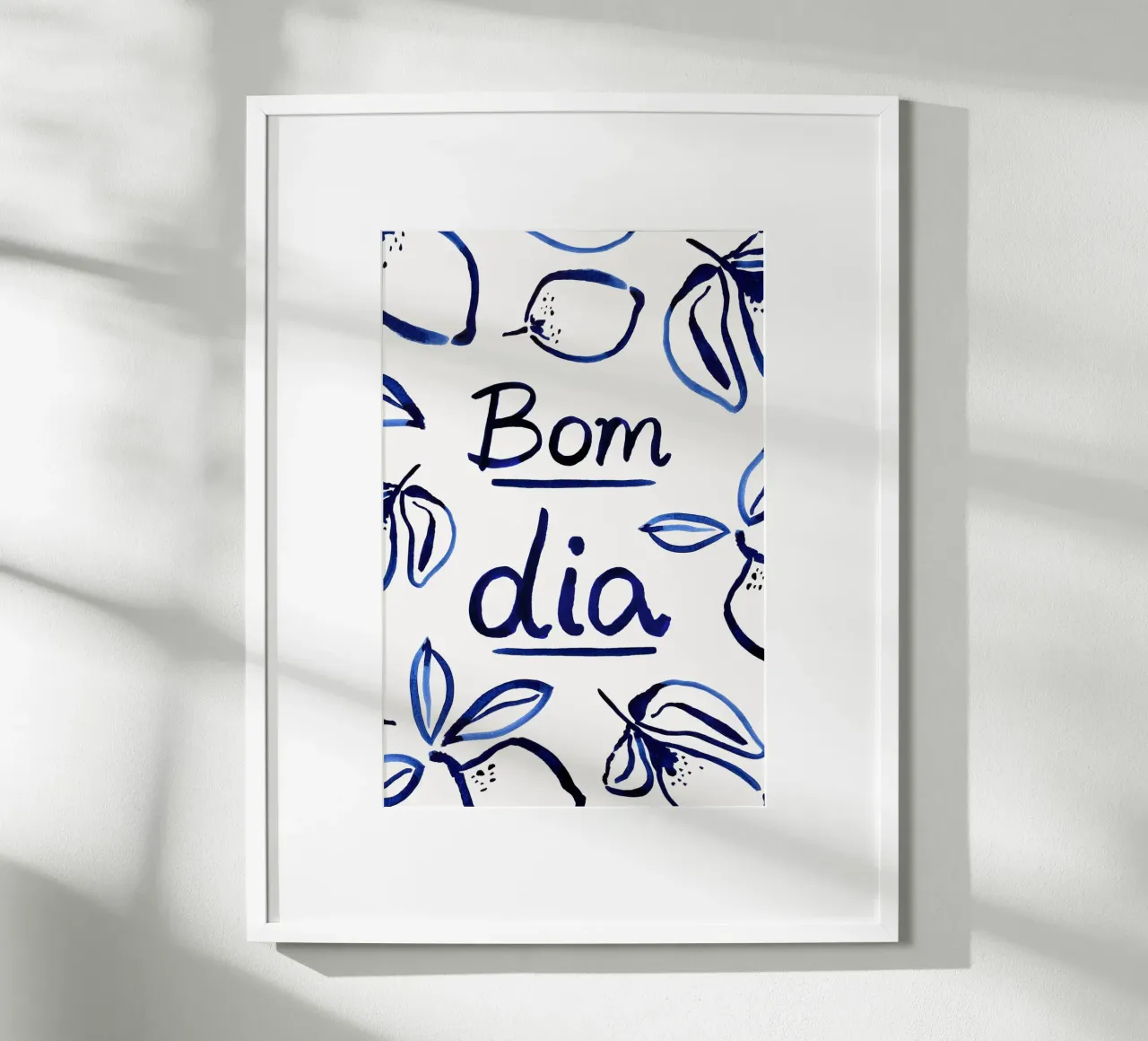 Bom Dia poster da Palmartprints