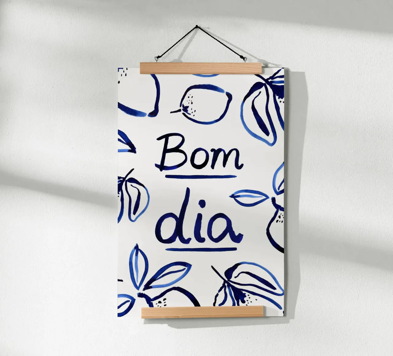 Bom Dia poster da Palmartprints