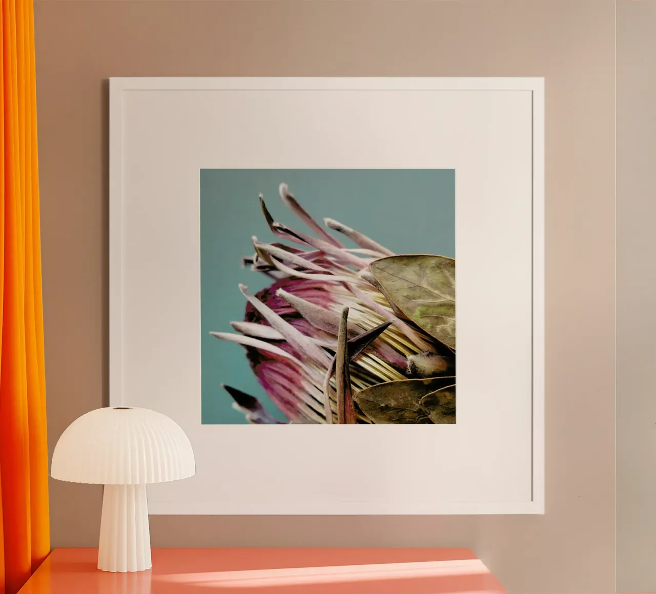 Protea Afrikana poster con telaio in plastica da Ballack Art House