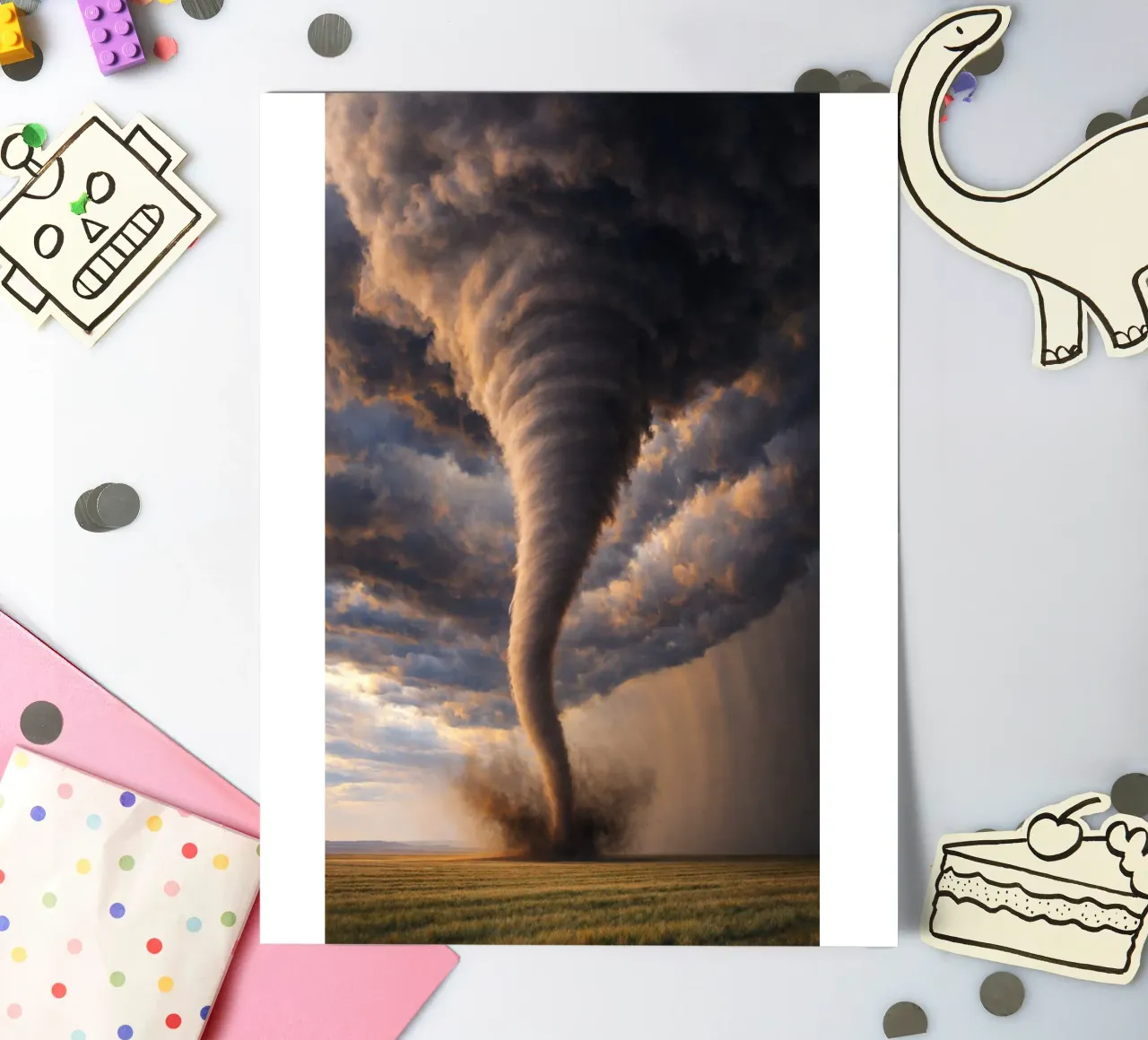 tornado current sticker sheet by tamarind