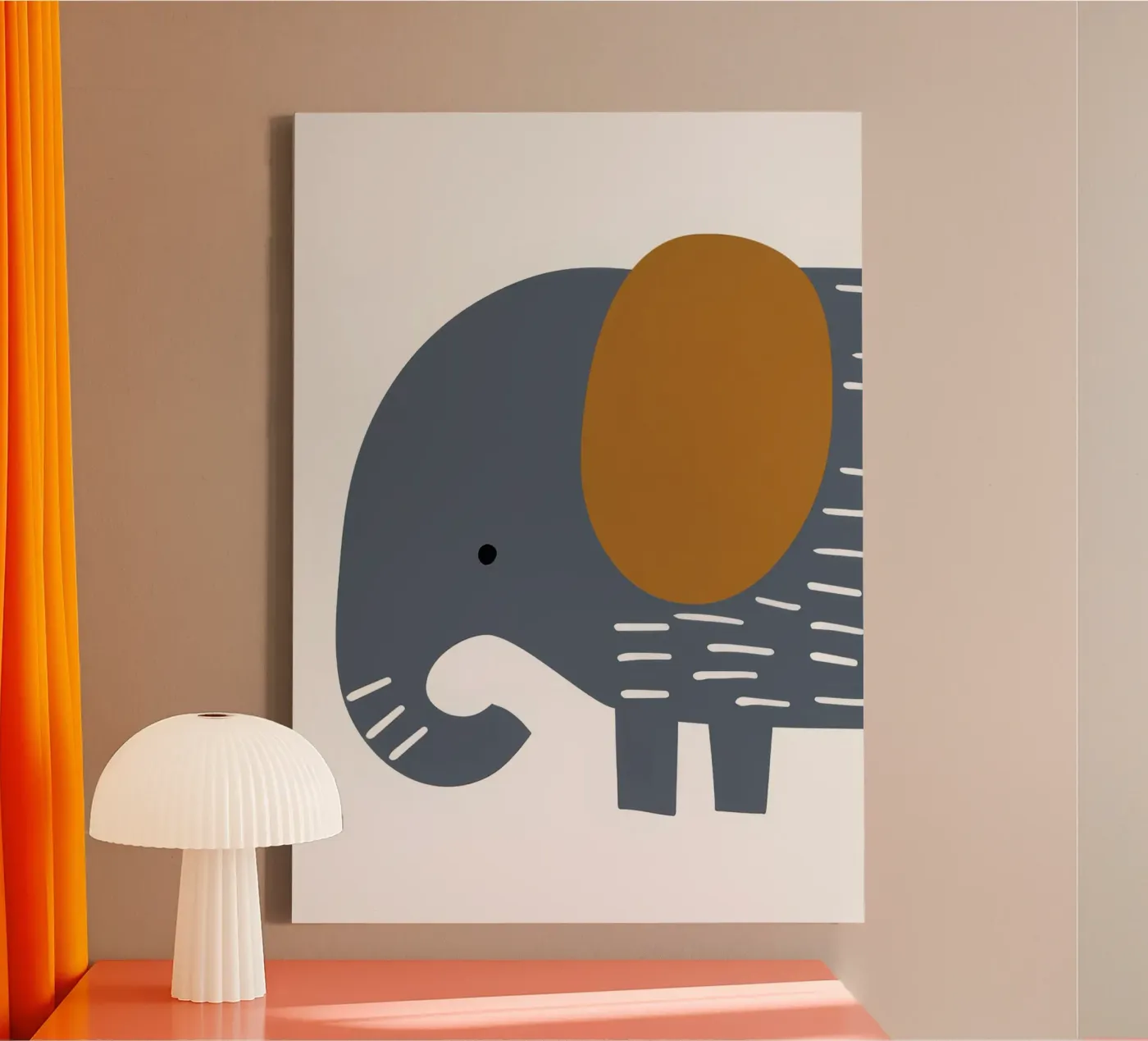 Elephant canvas by muench