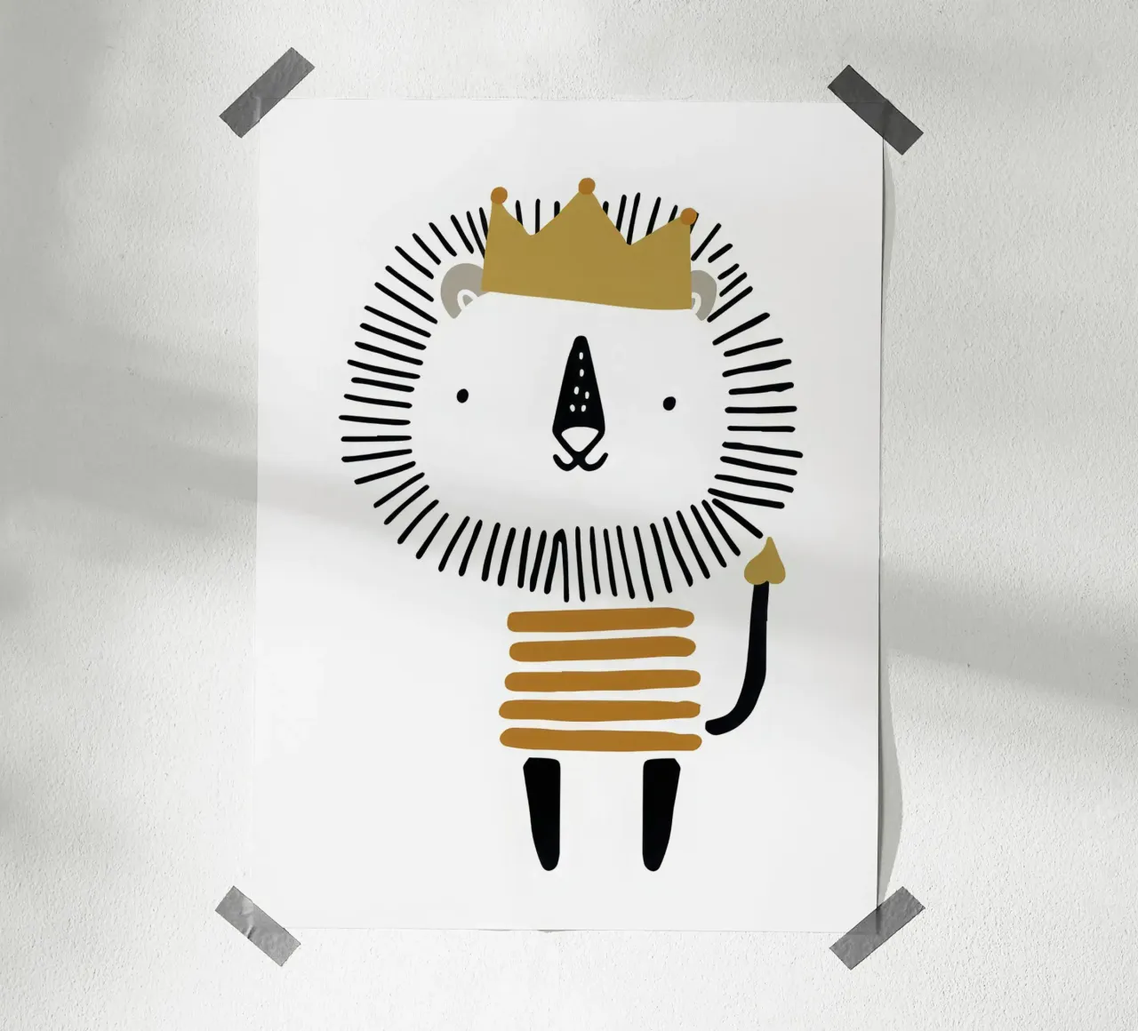 Lion poster da muench