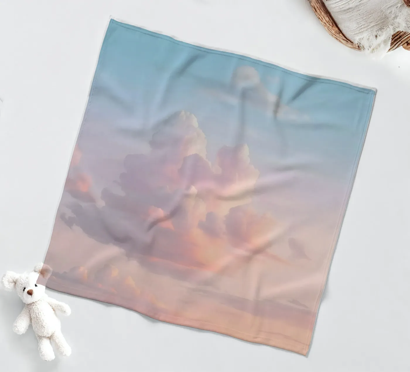 Pastel Reverie Fleecedecke von Moon  Bloom